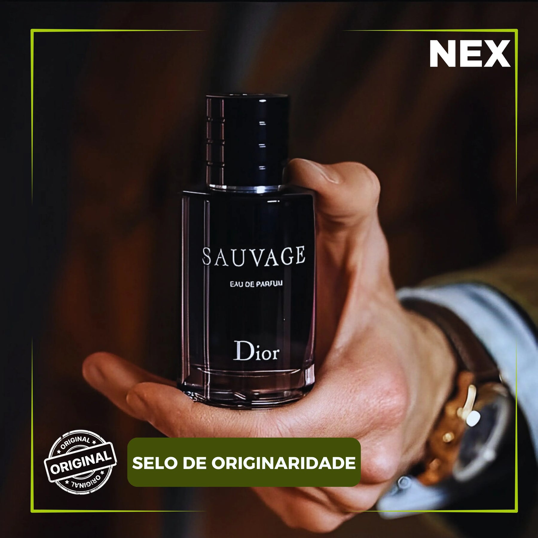 QUEIMA DE ESTOQUE - 3 Perfumes Masculinos Importados (100ml cada) - Sauvage Dior l Bleu de Chanel l 212 VIP Black )